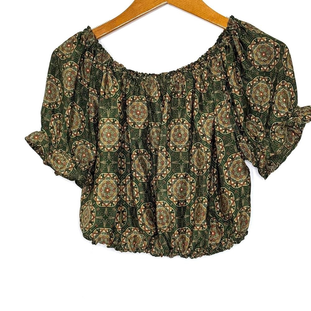 Zury silk blend crop top‎